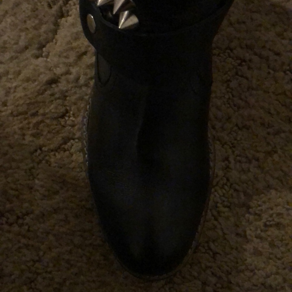 To Be Announced Black studded boots - Picture 4 of 8